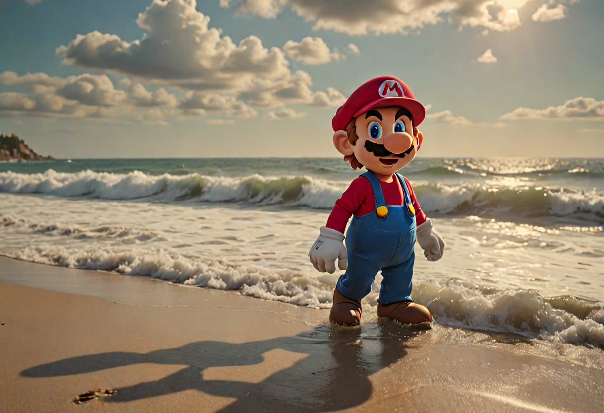 01084-[number]-3492569219-_lora_SMB Artstyle - V1 - Trigger is SMB Artstyle_1_  , Film scene featuring SMB artstyle on a sunlit beach, wind tousling their.png